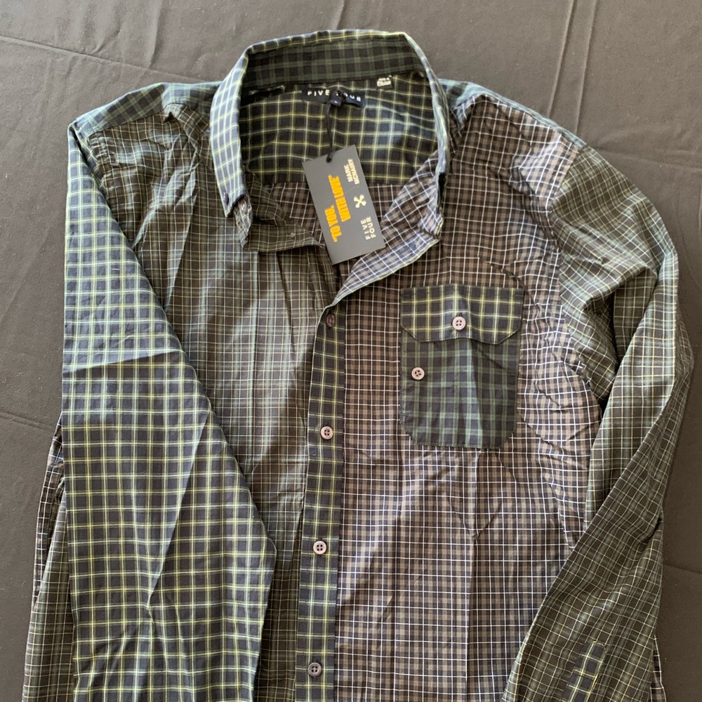 Five four dress casual button down shirt